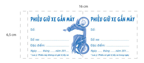 vé gửi xe máy có sẵn